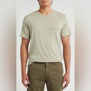 NWT Rag & Bone Matthew Pocket tee in moss - L